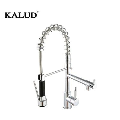 China Good Quality Modern SS Color Single Hole Single Handle Modern Stainless Steel Faucet Water Kitchen Faucets Hose Faucets for sale