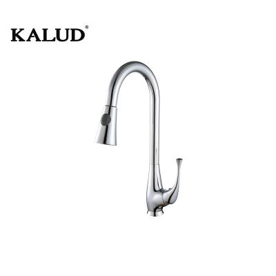 China Good Quality Modern SS Color Single Hole Single Handle Stainless Steel Faucet Water Kitchen Faucets Hose Faucets for sale