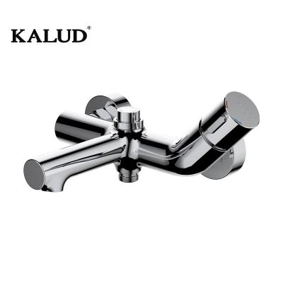 China Without Slide Bar China Supplier KALUD Contemporary Brass Hot And Cold Water Bathroom Faucet Basin Faucet Bath Shower Mixer Tap for sale