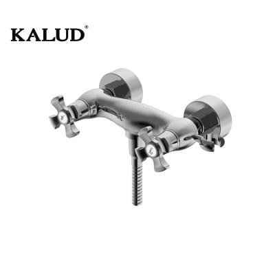 China Without Slide Bar Bath Shower Faucet Set Faucet High Quality Bathroom Brass Shower Faucets Chrome Shower Faucet for sale