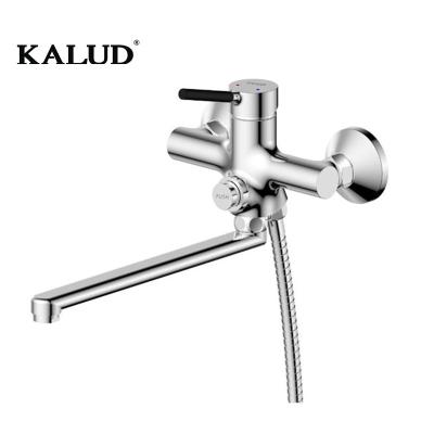 China Without Slide Bar Promotional Hot Cold Bathroom Taps Shower Faucet Brass Mixer Taps for sale