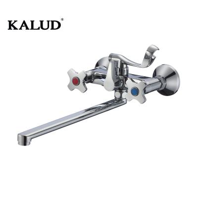 China Without Handle Factory Price Double Slide Bar Factory Price Brass Hot And Cold Faucet Bathroom Faucet Bathroom Faucet Double Handle Basin Shower Sink Mixer for sale