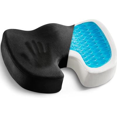 China Massage Expanded Buttocks Cushion Memory Sponge Gel U Shaped Orthopedic Cushion for sale