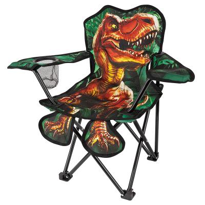 China Easy-carry kids chair ages 5 10 for camping outdoor folding tail doors dinosaur beach chair kids chair for sale