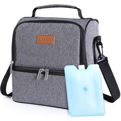 China Fashionable Suitable For Work School Picnic Mens Womens Kids Waterproof And Spill Proof Soft Cooler Bag Insulated Lunch Box for sale