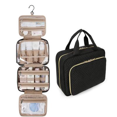 China Durable uses a TSA-approved transparent detachable hanging cosmetic travel bag for sale