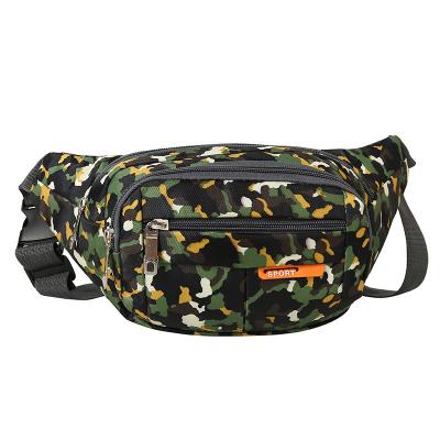 China Water Proof Portable Nylon Waterpoof Fanny Pack Camouflage Sport Waist Bag Stylish for sale