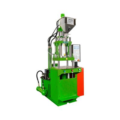 China VERTICAL 35 Ton Mini Desktop Slipper Making Machine Mobile Covers Syringe Making Machinery Plastic Vertical Injection Molding Machine Price for sale