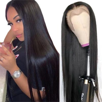 China Silky Straight Wave 13X6 Headband 30 Inch Bone Straight Hair Lace Wigs For Color Women, 40 Inch Brazilian Hair Lace Front Wigs for sale