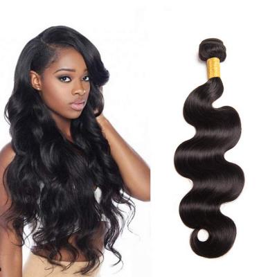 China Cheap Natural Virgin Mink Human Brazilian Hair Black Body Wave Bundles From Body Wave Wholesale Vendors for sale