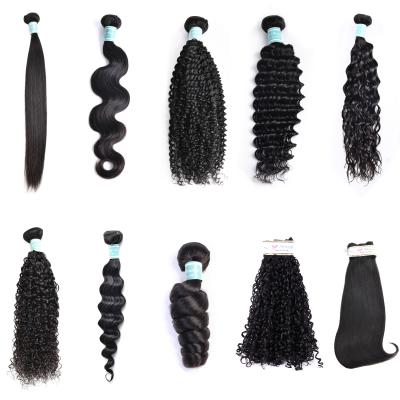 China Silky Straight Wave Cuticle Aligned Virgin Hair Weaves, Hair Bundles 10A Mink Brazilian Hair, Raw Hair Bundles for sale