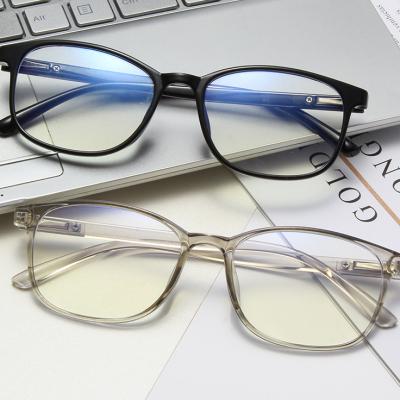 China Wholesale Clear Optical Frame Rectangle Frame Anti Blue Light Filter Computer Glasses For Men Women for sale