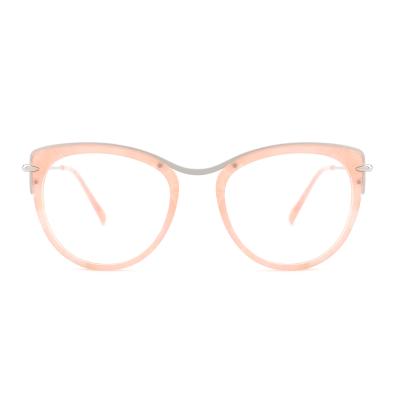 China Fashionable metal glasses of girl and boy vintage metal optical frames wholesale new eyeglasses for sale