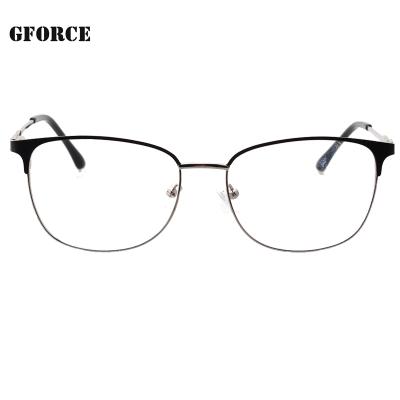 China Wholesale Fashion Anti Blue Glass Metal Frame Light Blocking Monocle Frames Glass Frames for sale