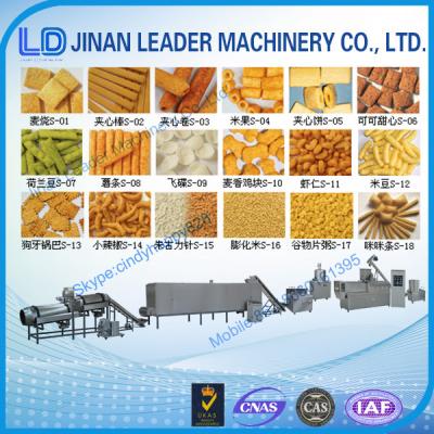 China Puffed snack food processing machine extruder making machine factory price for sale