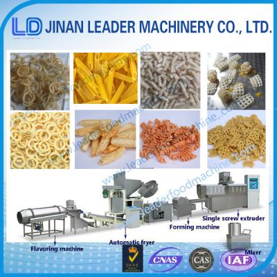 China Single Screw extruder Fried slanty snack making machine for sale