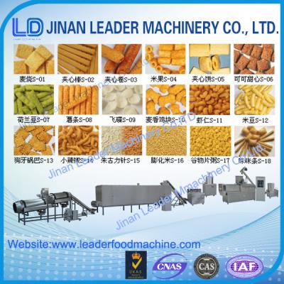 China Puffed snack food processing machine corn puff extruder puffs making for sale