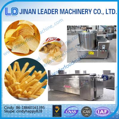 China Stainless steel potato processing equipmentprocessing machinery continuous frying machine for sale