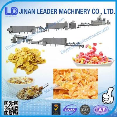 China Breakfast Cereal Corn Flake Processing Machine making process line for sale