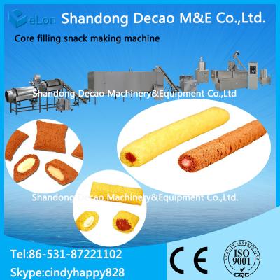 China Core filling snack processing machine / cream snack making machine for sale