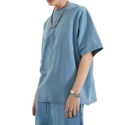 China Anti-wrinkle Oversized Blank T-shirts Plus Streewear Woven Heavy Waist T-shirts Men's Pants Unisex Bestseller 2021 for sale