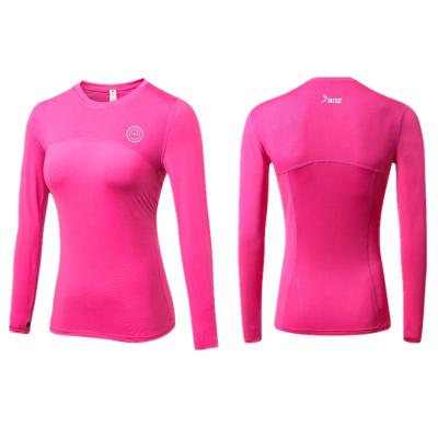 China High End Rash Guard For Women Long Sleeving Rash Guards Recycled Polyester for sale