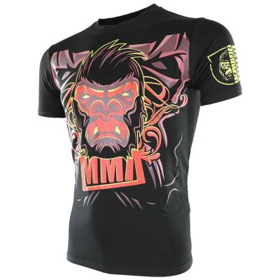 China High End Compression Performance Shirt Short Sleeves Design Your Own Muttahida Majlis-e-Amal Rash Guard Wholesale for sale