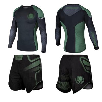 China Custom Long Sleeve Swim Rashguard Bjj Rash Guard Set Rash Guard Pants Long Sleeves Wave Fighting Muttahida Majlis-e-Amal Shorts for sale