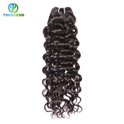 China High Quality Silky Straight Wave Brazilian Remy Hair Water Wave Human Hair Bundles for sale