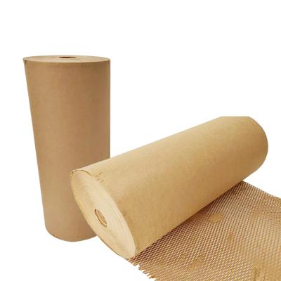 China Recycled Materials to Protect the Parcel to Accept Custom Size Honeycomb Wrapping Paper Honeycomb Cushion Paper Gift Wrapping for sale