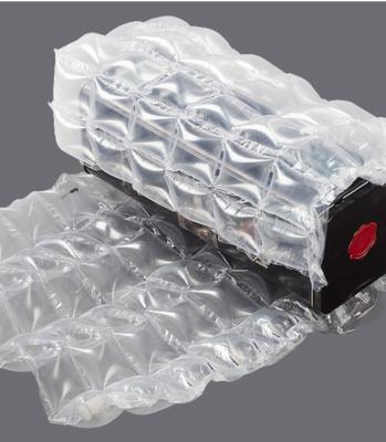 China LDPE Wrapping Material Air Shockproof Protective Plastic Column Wrapping Chain Roll Roll Transparent Customize Envelope Logo for sale