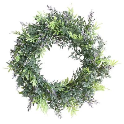 China Fashional Simulation Garland Eucalyptus Garland Door Decoration Wedding Hanging Decoration for sale