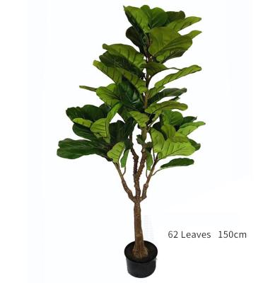 China Wholesale Artificial Artificial Ficus Lyrata Tree Palm Plants and Flowers Plants and Flowers 140cm Natural Touch Natural Touch for sale