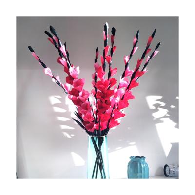 China Professional Wall Supply Decorative Plastic Eco-friendly Manufacturer Artificial Flower Large Dry Flower Bouquet With Long Life for sale