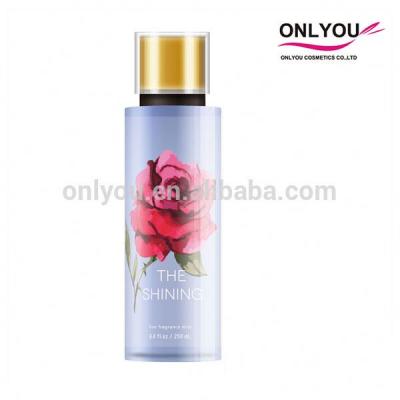 China PET Bottle OEM Perfume Hot Selling Natural Body Spray For Women for sale