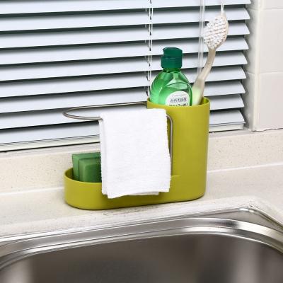 China Viable Factory Direct Kitchen Organizer Storage Sink Cart Pull Down Tray Sponge Holder Rack Sinkware Cloth Hanger Sink Cart for sale