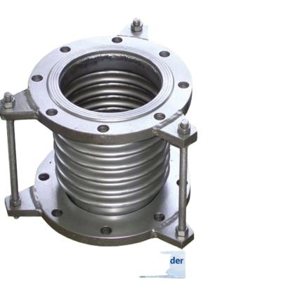 China Join Lines DIN PN16 Stainless Steel Flange Metal Pipe Bellows Pipe Expansion Joint for sale