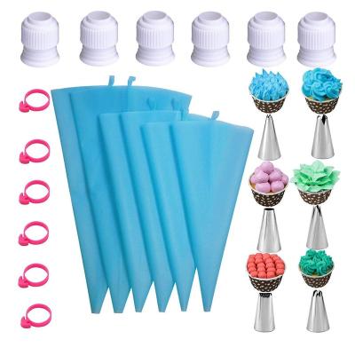 China Modern Simplicity 24 Piece Set Decorating Spout TPU Decorating Bag Cake Decorating Spout for sale