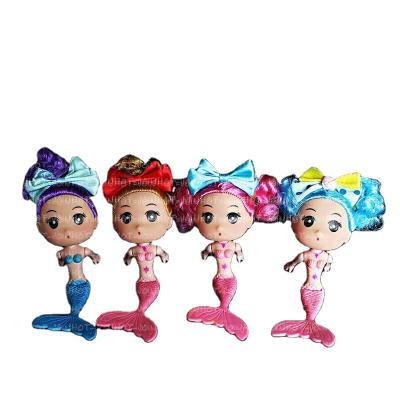 China New Viable Princess For Cake Ocean Decoration Of 10 Mermaid Princess Toppers Doll Pack Cake for sale