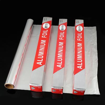 China Aluminum Foil Greaseproof Paper Silver Aluminum Foil For Food Kitchen Aluminum Foil Roll Paper Package 20 Meters for sale