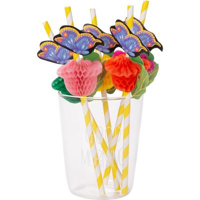 China Decorative Party Decoration 3d Straws For Party for sale