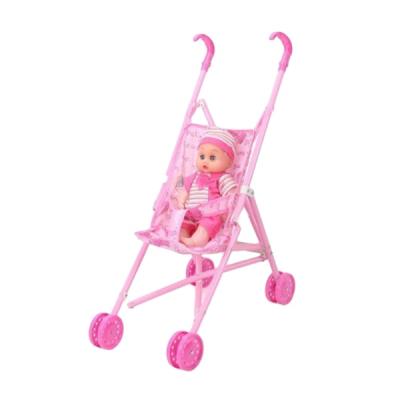 China Juguetes Didacticos Brinquedos 12inches Baby Stroller Infantis XHMR-119 Doll for sale