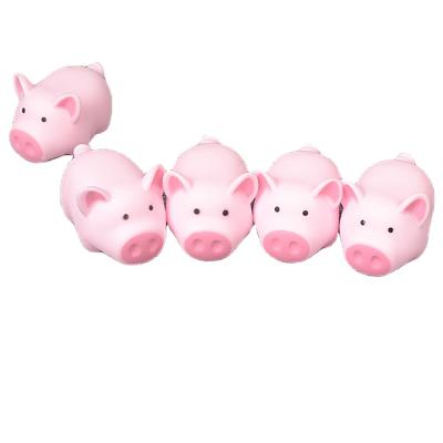 China Mini Pvc Pig Toy For Baby Fun Mini Plastic Pig For Bathing Environmentally Friendly Plastic Toy for sale