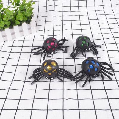 China Environmental Friendly Plastic Creative Spider Less Pressure Grape Jelly Squishy Toy Water Ball Tpr Squishy Soft Toys for sale