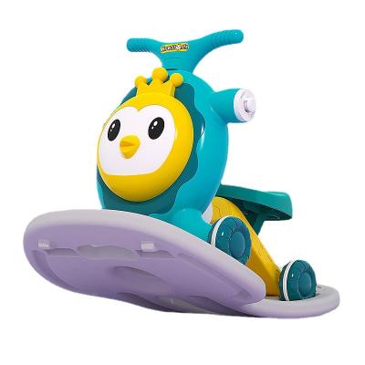 China Ride On Toy 2021 New Kid Walker Baby Walker Slide Scooter Shake Horse Child Carriage Four In A Fashion Wholesale for sale