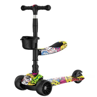 China Ride On Wholesale New 2021 Toy Scooter Kids 1-2-3-6 Years Old Or Above 8 Can Sit Can Ride Three In A Slippery Baby Pedal for sale