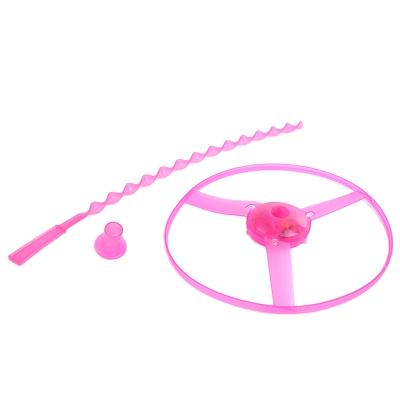 China Hot Seller Plastic Environmental Friendly Toy New Plastic Flash Flying Glowing Disc Shape Lightweight Toy For Kids for sale