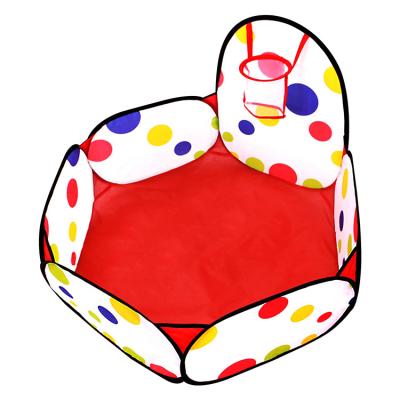 China Toy Children Kids Polyester Material Sports Ocean Ball Pit Pool Game Play Pop Up Tent With Circle Kids Ball Pool Tent for sale