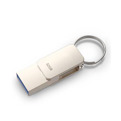 China Metal USB 2.0 Flash Drive Metal USB OTG USB Flash Drive Portable Type C OTG USB Drives for sale