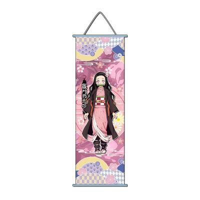 China Realistic 3D Cartoon Anime Demon Slayer Kimetsu No Yaiba Printing Hanging Pictures for sale